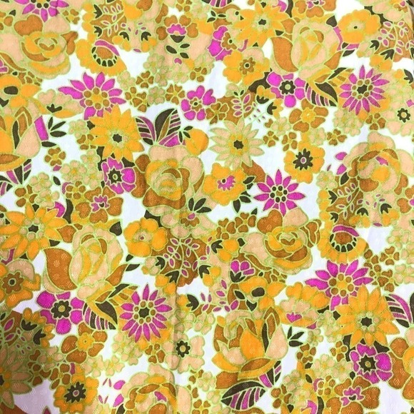 Ted Baker Odissa Skirt Floral Asymmetric Tiered Ruffle Midi NWOT US 14 - Picture 5 of 12